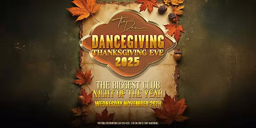 DANCEGIVING | THANKSGIVING EVE | DEN LAUDERDALE