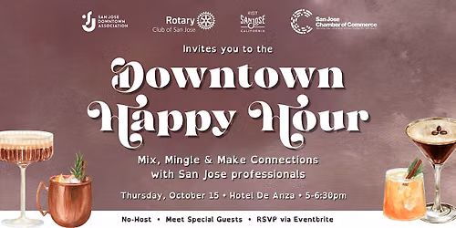 Downtown San Jose Happy Hour \u2014 October 2026