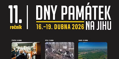 Dny pam\u00e1tek na Jihu (11. ro\u010dn\u00edk festivalu o historii Ostravy-Jihu))