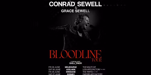 Conrad Sewell - 'Bloodline Tour' | Brisbane