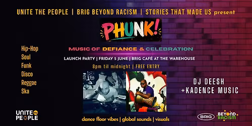 PHUNK! Music of Defiance & Celebration with DJ Deesh + Kadence Music