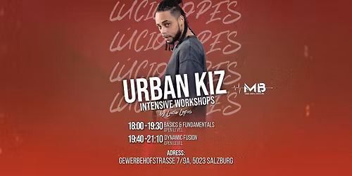 URBAN KIZ WORKSHOPS & SOCIAL SALZBURG - WITH L\u00daCIO LOPES