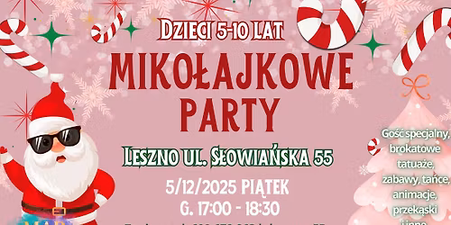 Miko\u0142ajkowe Party dla dzieci w Lesznie 