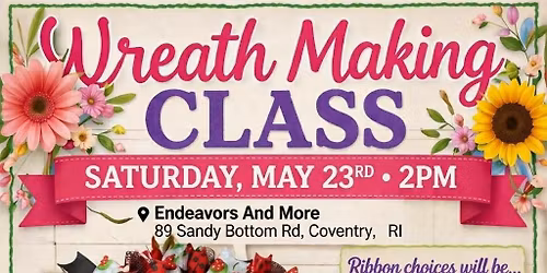 Cats \ud83d\udc08\u200d\u2b1b, Dogs \ud83d\udc15, Sunflowers \ud83c\udf3b , ladybug \ud83d\udc1e Themed ask we may have it! Wreath Making Class