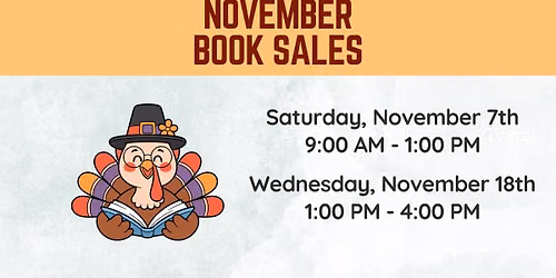 Friends of the Library November Book Sale