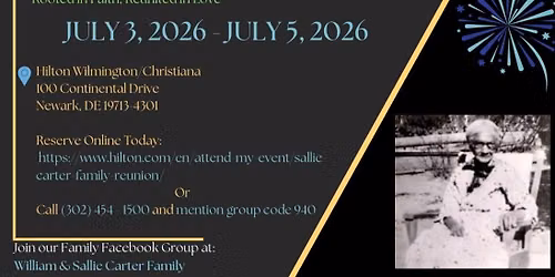 William & Sallie Carter Family Reunion 2026