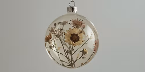 Pressed Flower Ornament Workshop
