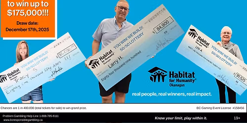 You Win, We Build 50\/50 Lottery