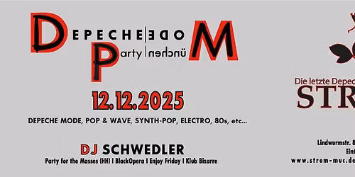 Die letzte DEPECHE MODE PARTY im STROM