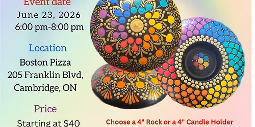 Cambridge-Rainbow Harmony Dot-Painting Workshop