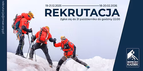 Rekrutacja do zespo\u0142u Bezpieczny Kazbek 2025\/2026