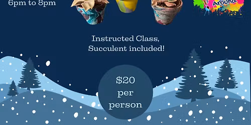 Paint Pour Clay Pot Workshop