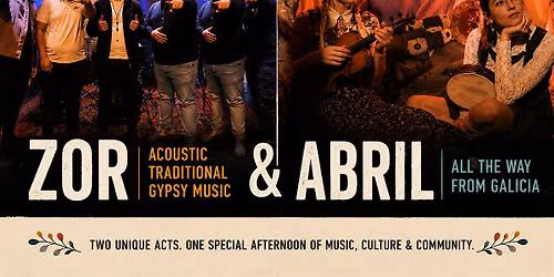 An Afternoon of Gypsy & Galician Music | ZOR + Abril Live in Glasgow