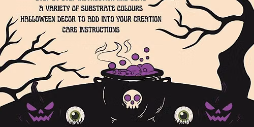 Halloween Terrarium Plant Workshop