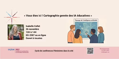 \t " Vous \u00eates ici ! Cartographie genr\u00e9e des IA \u00e9ducatives "