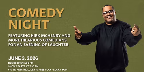 Comedy Night at Twin Pine Casino & Hotel 