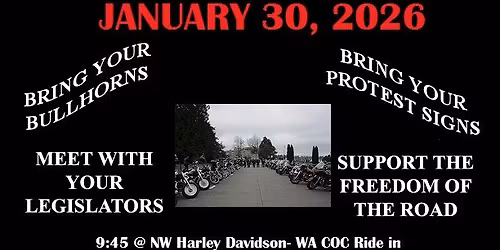 Black Friday- Motorcycle Legislation Day in Washington State