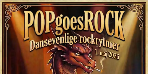 POPgoesROCK spiller 1. maj til fredagsbar p\u00e5 Kongebryg