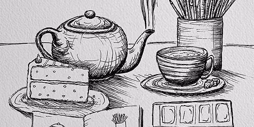 Draw your Tea! Sketching Workshop. Suitable for all levels of experience.