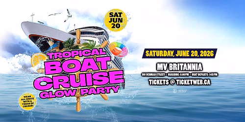 Tropical Boat Cruise Glow Party 