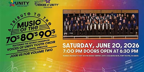 UNITY Concert: A Tribute to the Music of the 70's, 80's, & 90's vol. 2