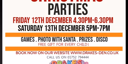 Christmas Party Saturday 13th December 2025