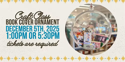 Craft Class: Book Cover Ornaments