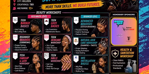 The 2026 K'Shears Teen Beauty Summer Workshops x Mind Ova Matter 