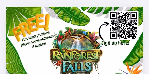Rainforest Falls Vacation Bible school