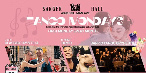 Beginner Argentine Tango with Live Music in Queens!