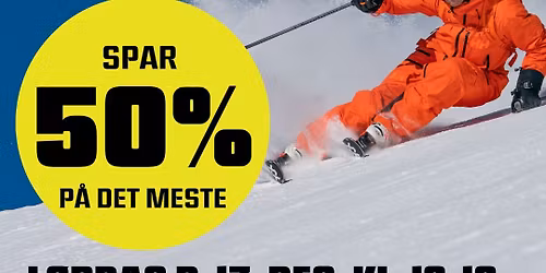 \u26f7\ufe0fK\u00e6mpe skioutlet i Valby Hallen\u26f7\ufe0f