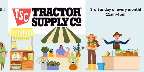 Plaquemine LA Tractor Supply Farmer's Market 