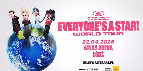 5 SECONDS OF SUMMER | 22.04.2026 | ATLAS ARENA, \u0141\u00d3D\u0179