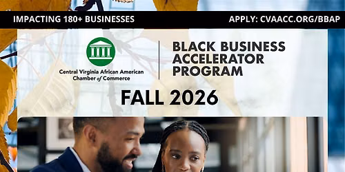 FAll 2026  BLACK BUSINESS ACCELERATOR PROGRAM