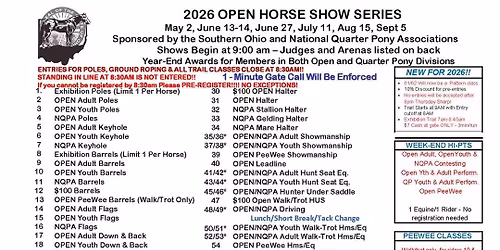 OPEN HORSE SHOW