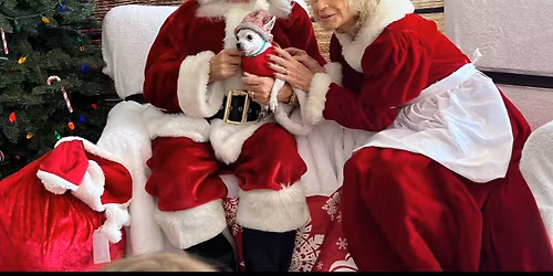 Pet photos with Santa and Mrs Claus 1030am-2pm (AZ time)