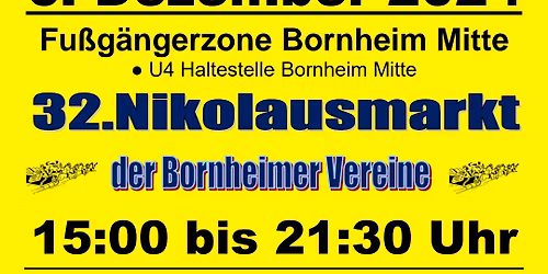 34. Nikolausmarkt des Vereinsring Bornheim
