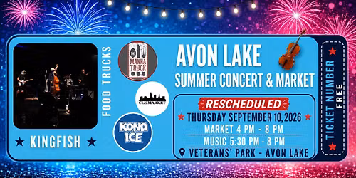 Avon Lake Summer Concert - Kingfish