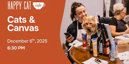 Cats & Canvas: Paint With Cats!