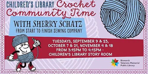 Children's Library Introduction to Crochet with Sherry Schatz