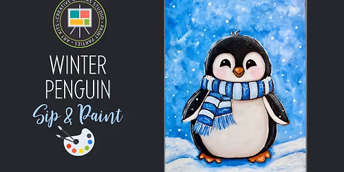 Winter Penguin - Paint Party