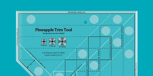 Creative Grids Pineapple Tool Quilt Ruler Class