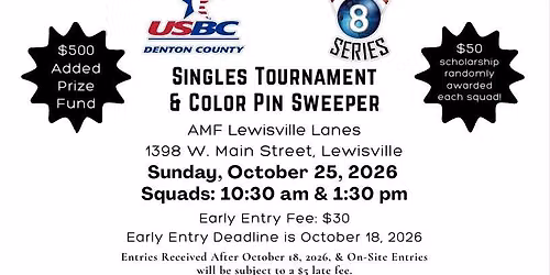 October - Singles & Color Pin Sweeper