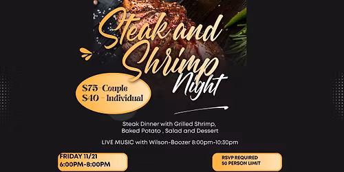 Steak and Shrimp Night at the Lodge