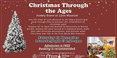 Christmas Through the Ages Family Event