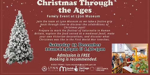 Christmas Through the Ages Family Event