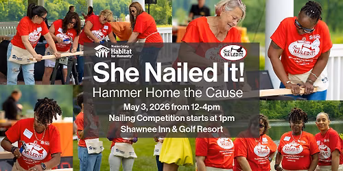 She Nailed It! 2026- A Fundraiser for Monroe County Habitat for Humanity