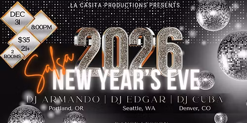 Everything That Glitters NYE 2026 Salsa Social 