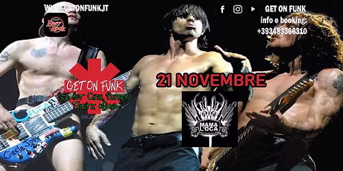 Get On Funk RHCP Tribute Live @Mamaloca - Vicenza (VI)