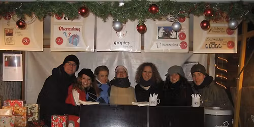 Stand auf dem Alt-Rixdorfer Weihnachtsmarkt